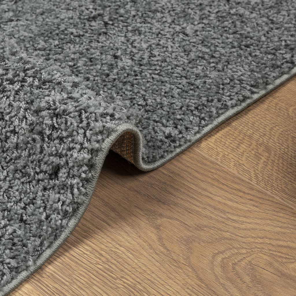 Shaggy Rug High Pile Modern Green 80 x 250 cm