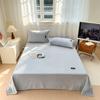 3pcs Solid Color Milk Velvet Bed Sheet Set Autumn Winter Warm Pink Bedding with 2 Pillowcases Soft and Skin-friendly Bed Cover