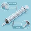 2Pack 250ML Extra Large Syringe and 2Pack 20ML Plastic Syringes with Tip Adapter&Soft Tube, Sterile Individually Wrap Measurement and Dispensing