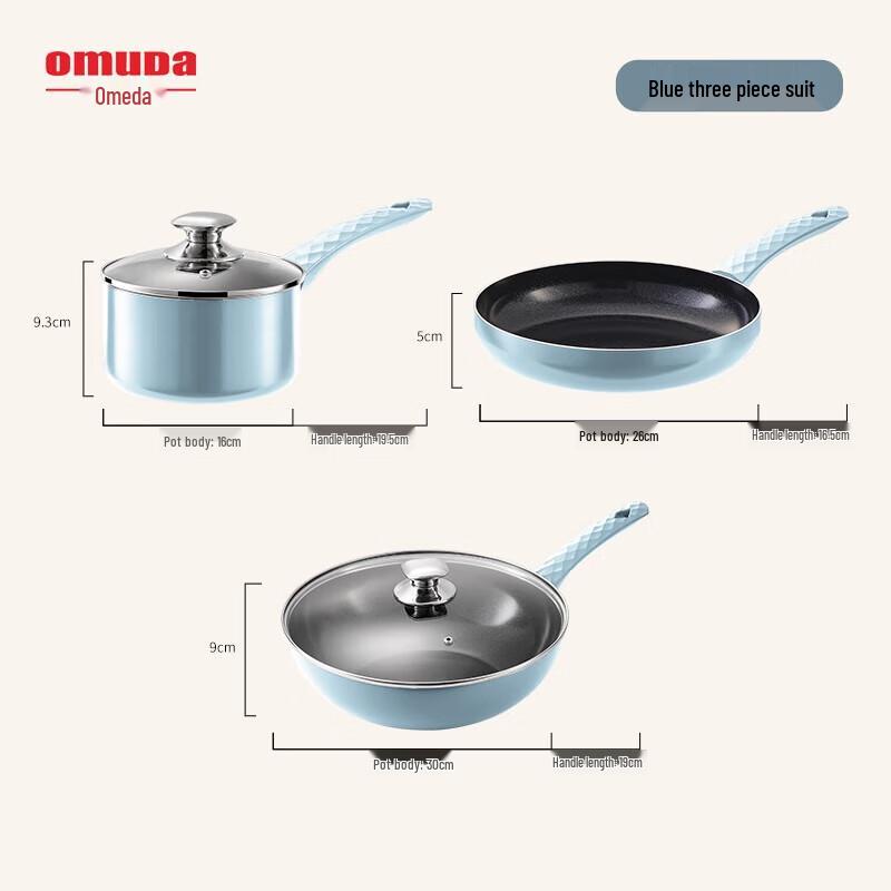 Oumeida Ceramic Non-stick Cookware Set