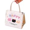 Large Capacity Insulated Cute Bento Lunch Bag for Office Workers & Students