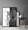Picture poster In a frame 43x33 cm Panther P1149