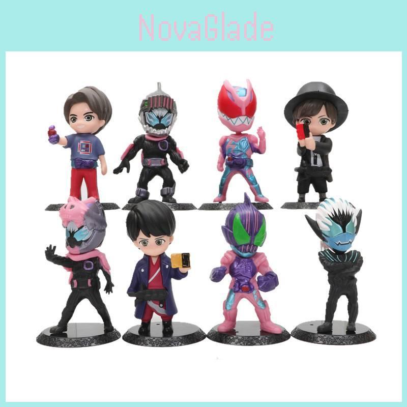 Masked Superhero Knight Action Figure Toy Model Doll Machine Gashapon Souvenir