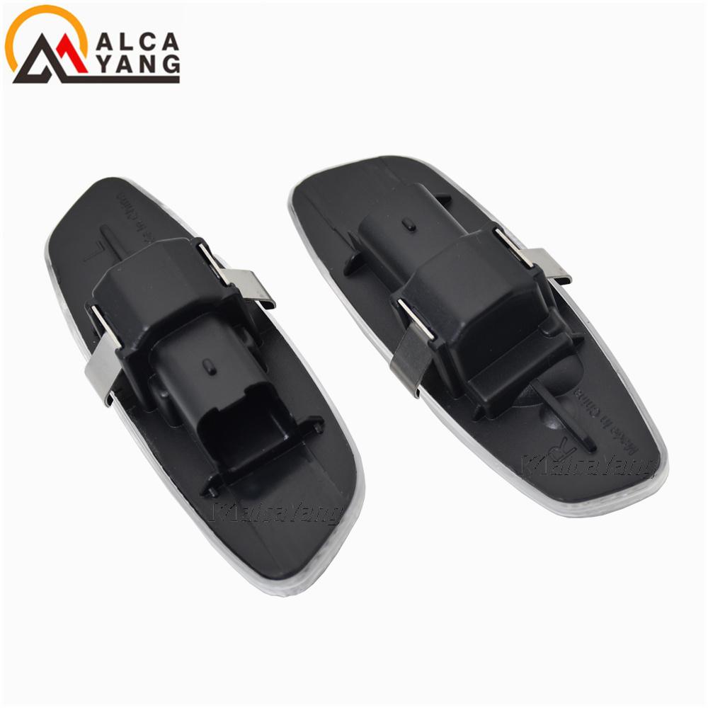 Dynamic LED Flashing Side Marker Lamp LED Strip Turn Signal Light For Citroen C3 C4 C5 DS3 DS4 For Peugeot 207 308 3008 5008 RCZ