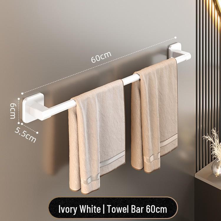 Pistolengrau Raumaluminium Stanzfreier Einzelstangen-Handtuchhalter mit Doppelgeländer für Badezimmer