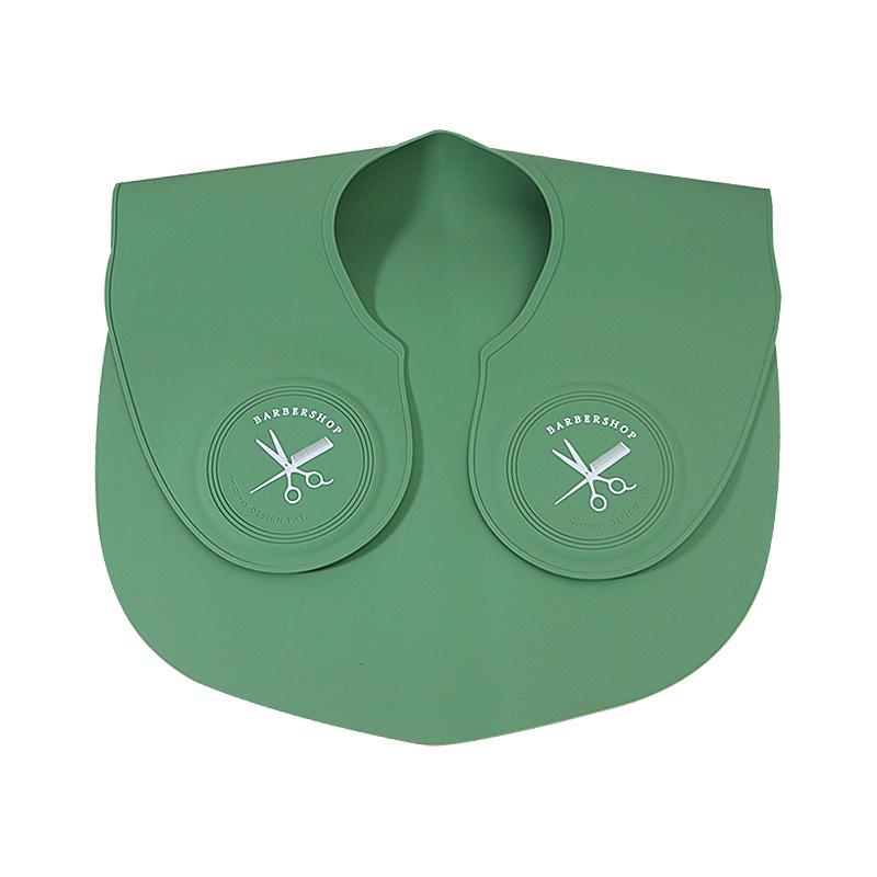 Silicone Haircutting Cape - Non-Stick, Anti-Hair Fragment, Neck Cover for Dyeing, Perming, Salon & Hairdressing