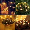 Solar Bee LED String Lights Outdoor Holiday Party Lighting Night Lamp for Garden Tree Fen Balcony Christmas Wedding Decoration