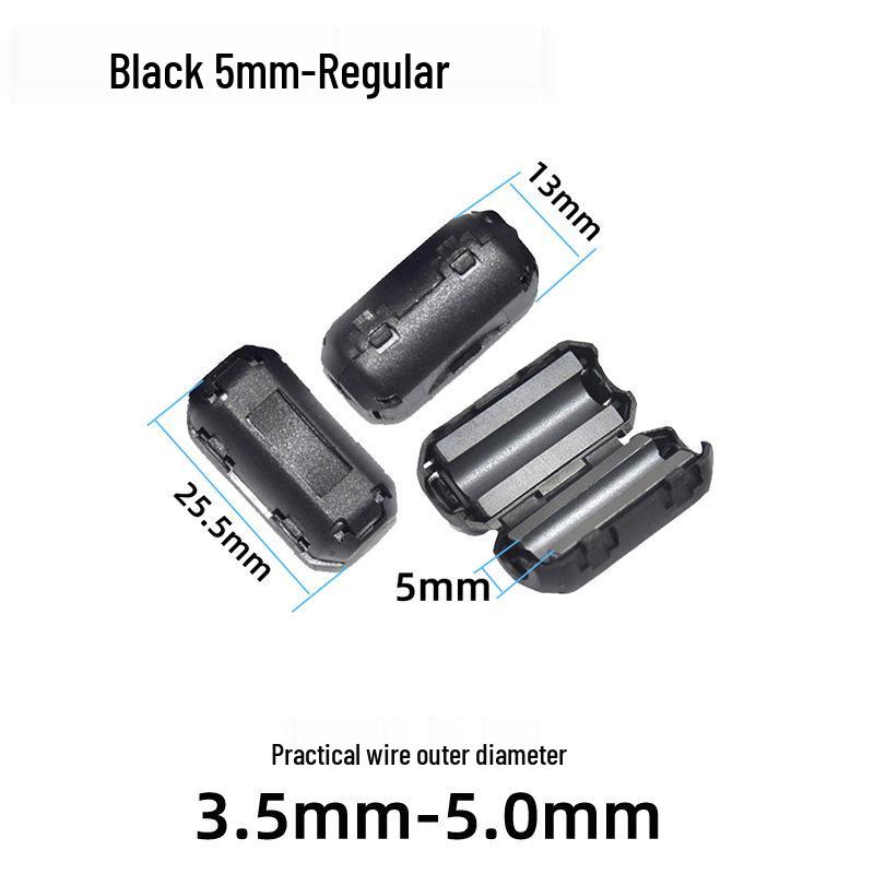 Snap-On Nickel-Zinc Ferrite Core Magnetic Ring for Anti-Interference Shielding