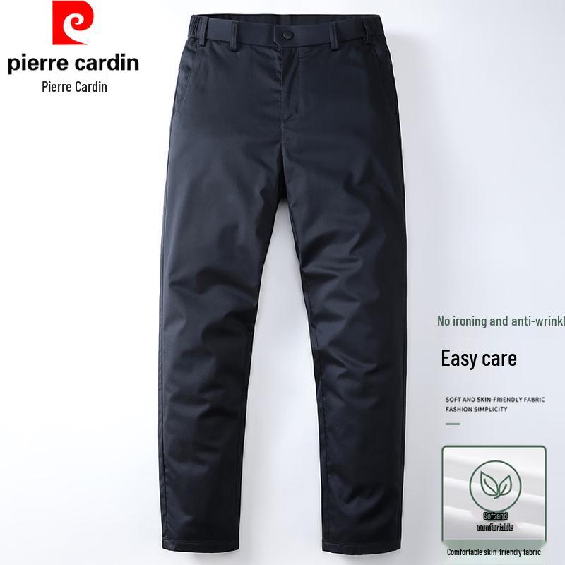 Pierre Cardin Men's Summer Casual Straight-Leg Trousers