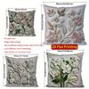 2D Floral 3D-Embossed Pattern Pillow Covers For Home Pattern Cushion Cover Suitable For Sofa Bedroom Car Pillow Cover