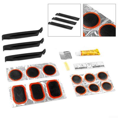Bicycle Tire Repair Tool Set Glue Free Tire Patch Tire Lever
