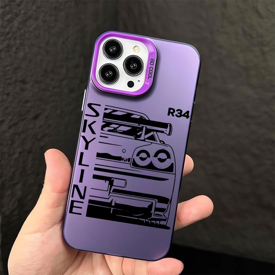 JDM Traumauto Cool Cover Handyhülle für iPhone 16 Pro 15 Pro Max 14 13 12 11 XS 14 Pro Max 16 Plus 14Pro 12Pro Softshell