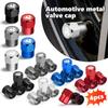 4pcs Car Tire Valve Cap Tyre Stem Cover Air Dust Tire Wheel Rim For Vauxhall Corsa Astra Mokka Grandland Crossland Combo Life