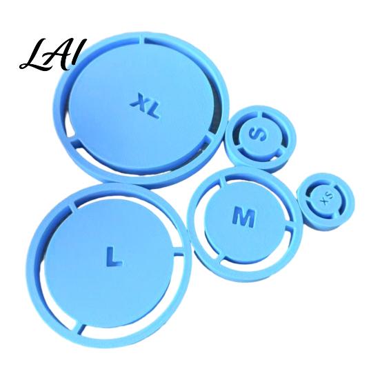 Pottery Foot Ring Tool 5PCS Tool Reusable ABS DIY Clay Molder Base Former Handmade Ceramic Alignment for Consistent Bowls And Cups Maker