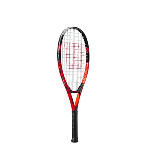 Wilson Pro Staff Precision Junior Tennis Racket (Pre-strung), 23-inch, Red (WR118010U)