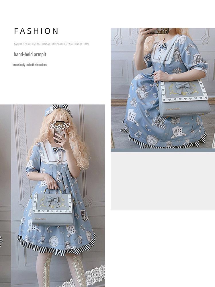 Korean-Style Lolita Crossbody Bag: Fashionable Soft Girl Handbag with Dual Shoulder Wear