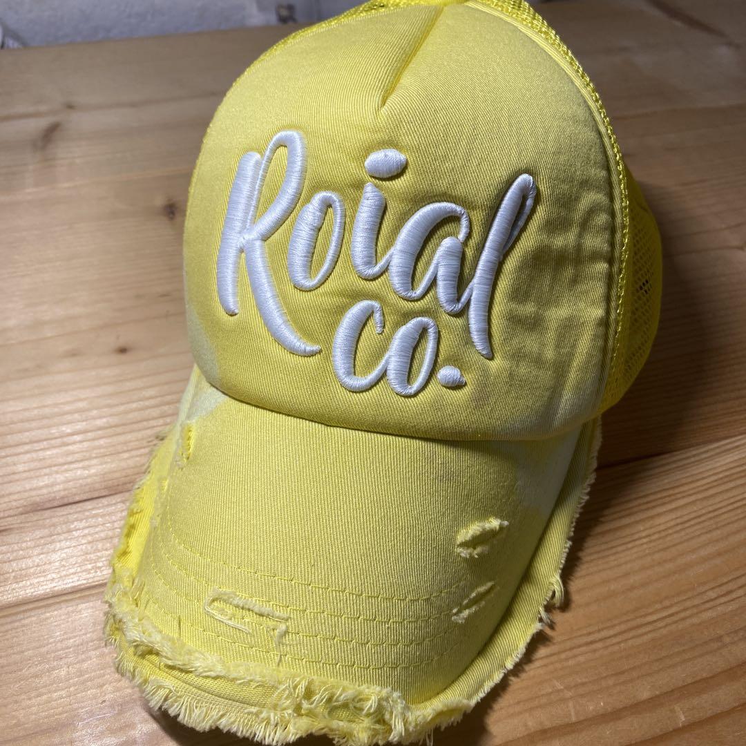 

[USED] Roial Yellow Mesh Cap A527