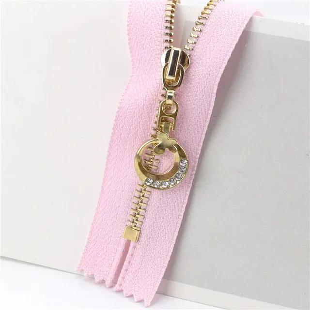 3Pc Meetee 15-70cm 3# Metal Zippers Auto Lock Zip for Clothes Purse Pocket Zipper Closures Repair Kit DIY Bag Sewing Accessories