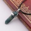 Handmade Amethyst & Rose Quartz Hexagonal Pendant Necklace N760