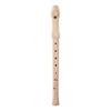 C Key Descant Recorder for Kids with Cleaning Rod Black Storage Bag, Wood Color