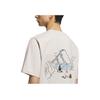 Adidas Graphic Short Sleeve T-Shirt Unisex Tops Brown KC3063