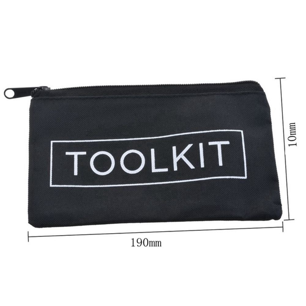 Cestovní pouzdro na příslušenství Jednoduchý styl Vodotěsná taška na nářadí na klíče Úložné pouzdro na nářadí se zipem