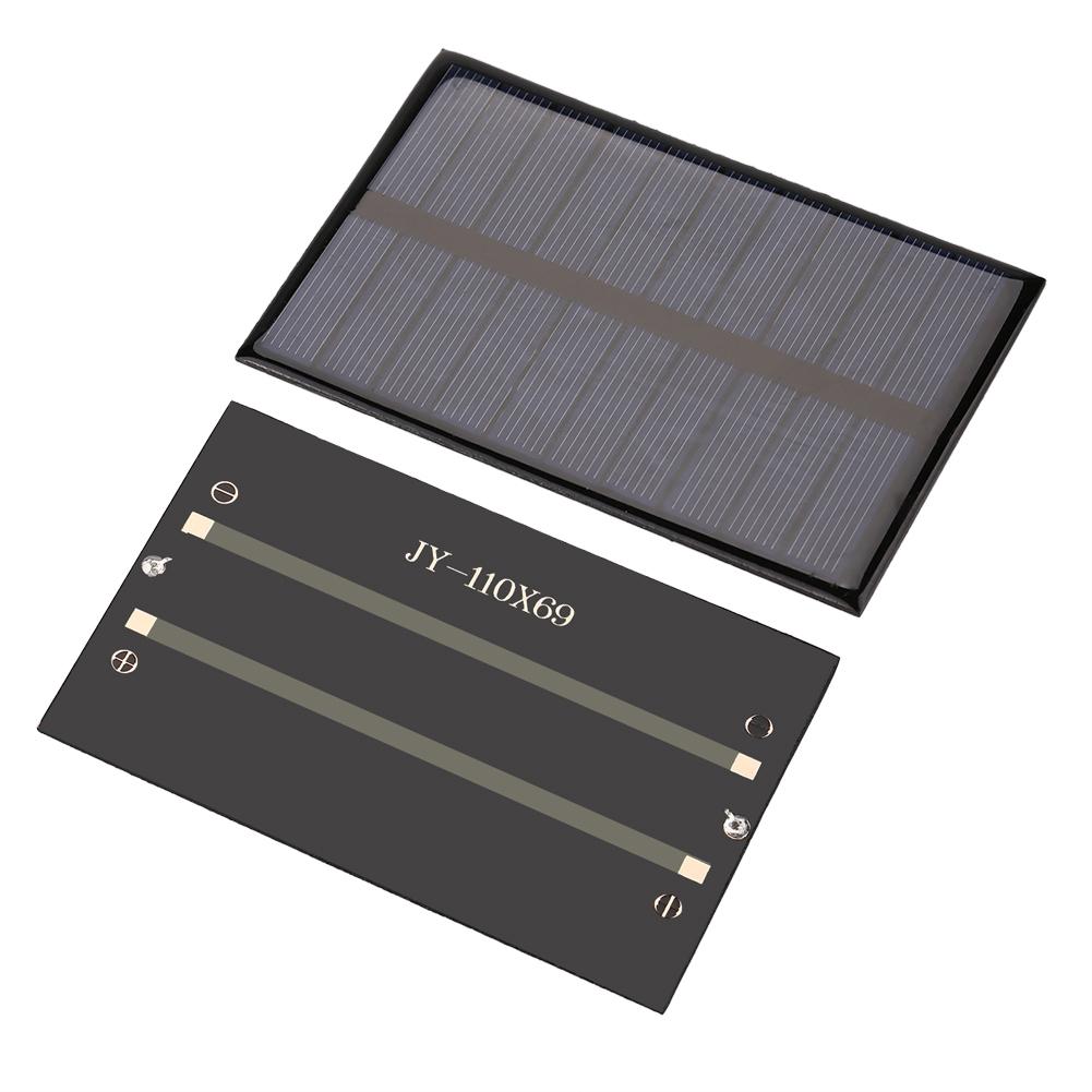 1.2W 5V Mini Portable Polycrystalline Solar Panel DIY Power Module Charger 110*69mm