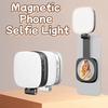 360° Rotation Mobile Phone Fill Light 3 Color Folding LED Phone Fill Light  Makeup Photography
