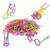 420pcs Multifunctional Creative Building Blocks Set - Assorted Colors & Shapes Magic Wands for Focus & Learning