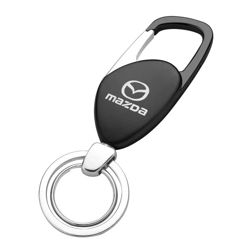 

Горячие автомобильные аксессуары 2025 года для Mazda CX3 CX-5 CX5 CX7 CX9 MX5 Axela ATENZA Колпачки на ниппель колеса автомобиля с алюминиевым брелоком для ключа автомобиля