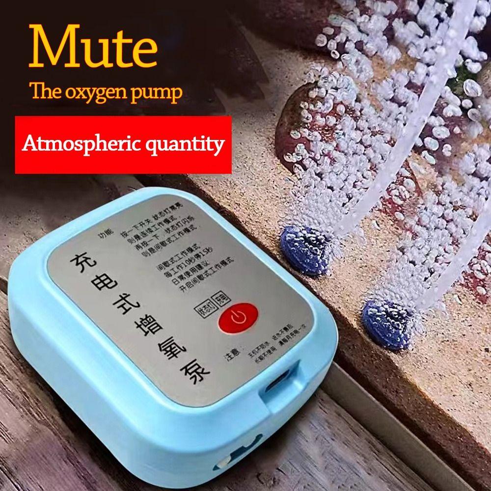 2 Hole Aquarium Air Pump Low Noise Ultra Silent Oxygen Pump Silent Operation Mini Size Fish Tank Air Compressor for Fish Tank