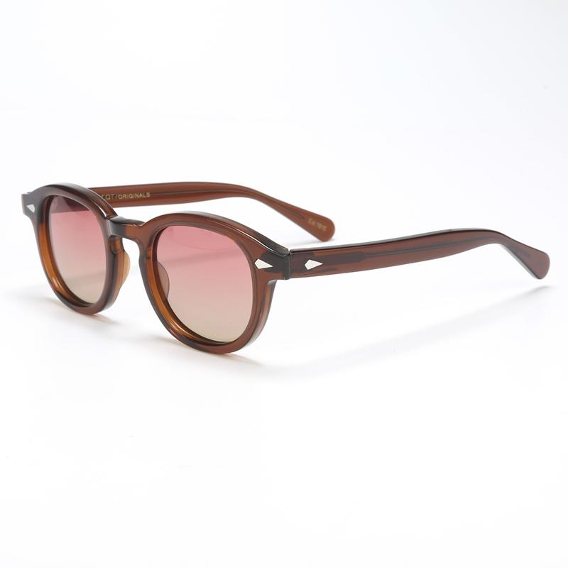 Fashion Polarized Sunglasses Men UV400 Johnny Depp Lemtosh Brand Designer Sun Glasses For Male Retro Acetate Frame Oculos
