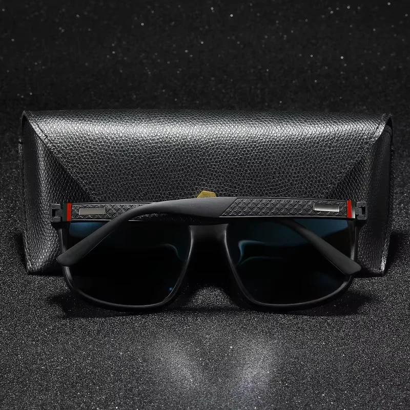 Oversized Polarized Sunglasses For Men Women Fashion Driving Square Vintage Fishing Travel Big Frame Sun Glasses UV400 Eyewear