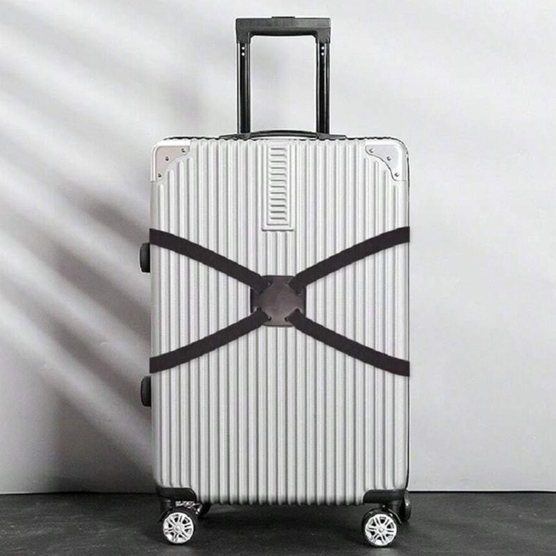 Multi Color Polyester Suitcase Fasteners Adjustable Buckles Tie Down Strap For Luggage Organization During Travel