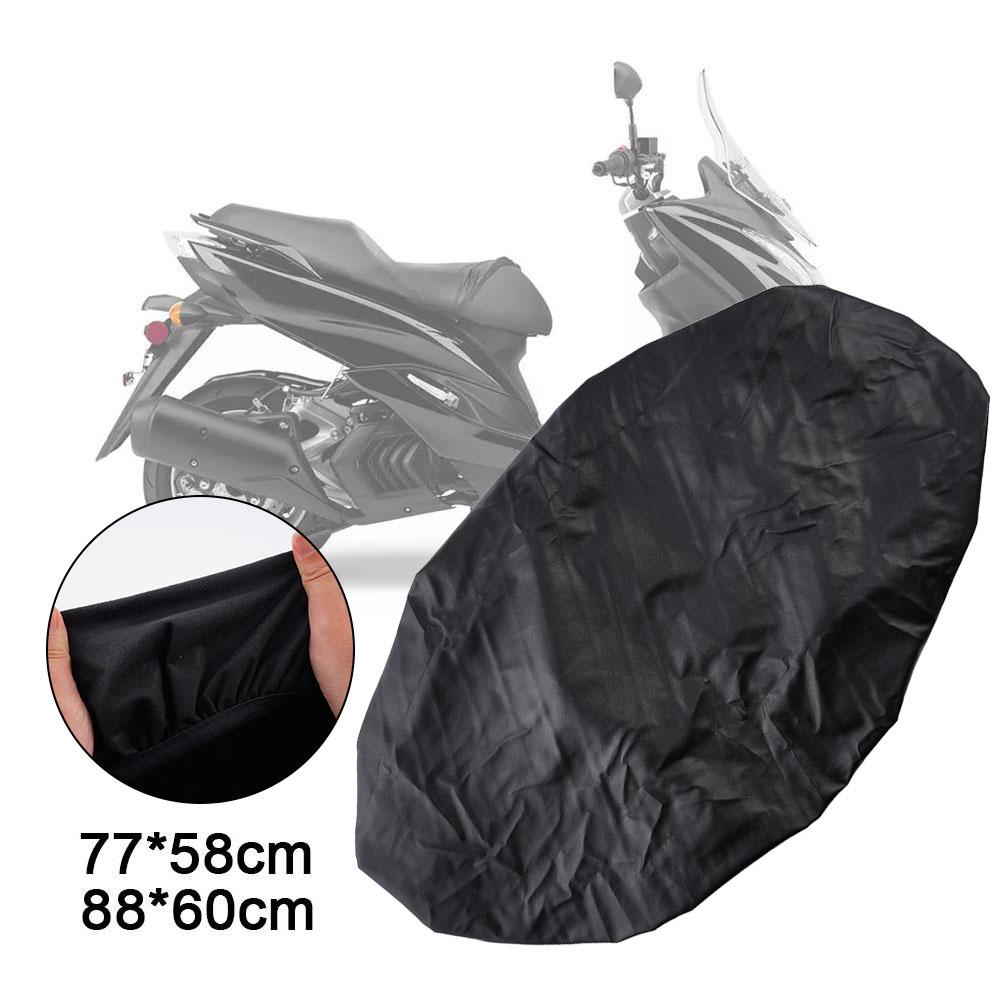 NEW High-end Scooter Motorcycle Leather Seat Cushion Cover Rear Season Warm Waterproof Cover Accessories Motor Seat Velvet D8Z6