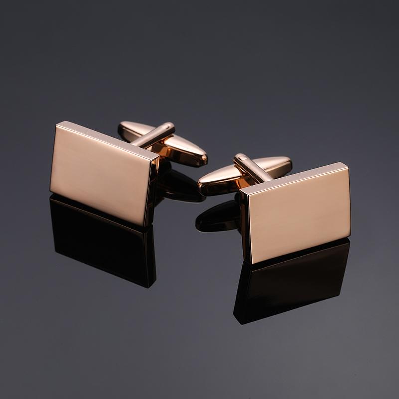 Classic Men's French Shirt Cufflinks High Quality Round Laser Metal Cuffs Buttons Business Suit Accessories, Jewelry Wholesale