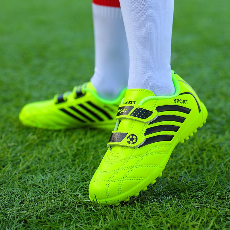 Hot Sale Children Soccer Shoes Cheap Football Cleats Training Football Boots Kids Boy Futsal Turf Sneakers zapatos de fútbol