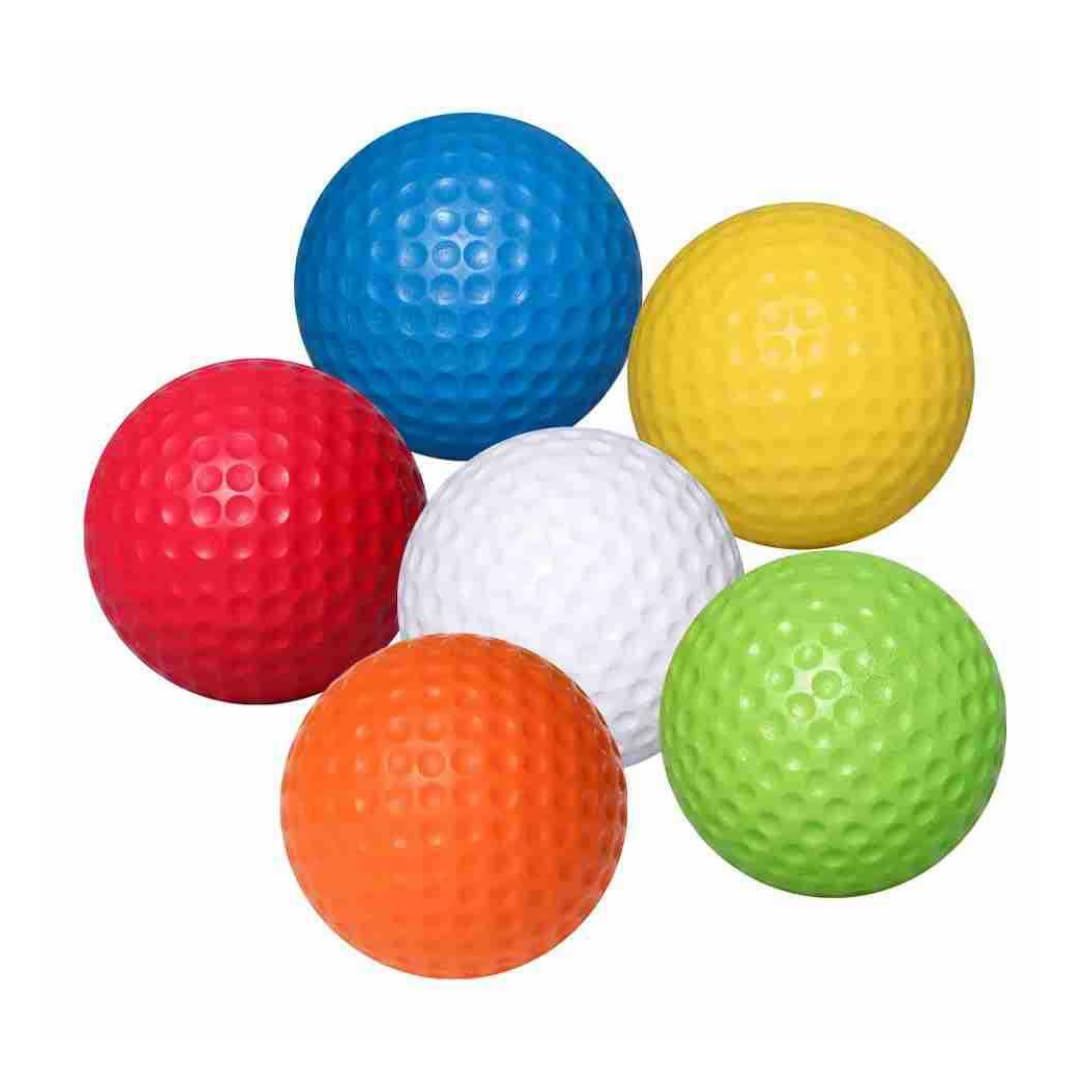 

MaT store Golf Practice Soft Soft Sponge Practice Golf Balls Indoor Urethane Set of 12