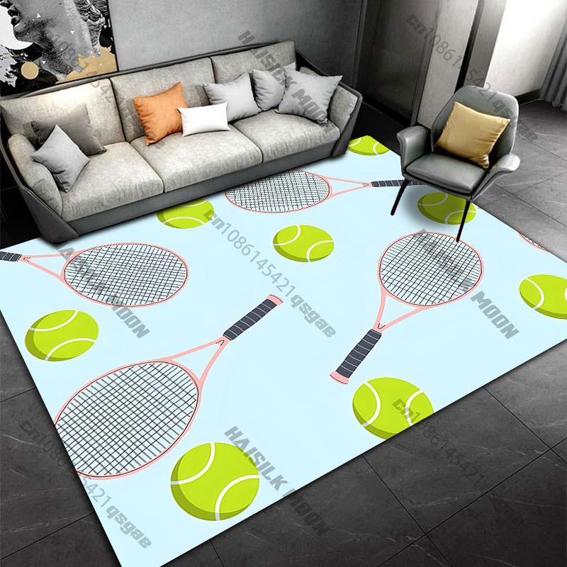 

Tennis rackets ballscarpet Yoga living room room decor children s crawling mat doormat area rug games floor mat 40x60cm