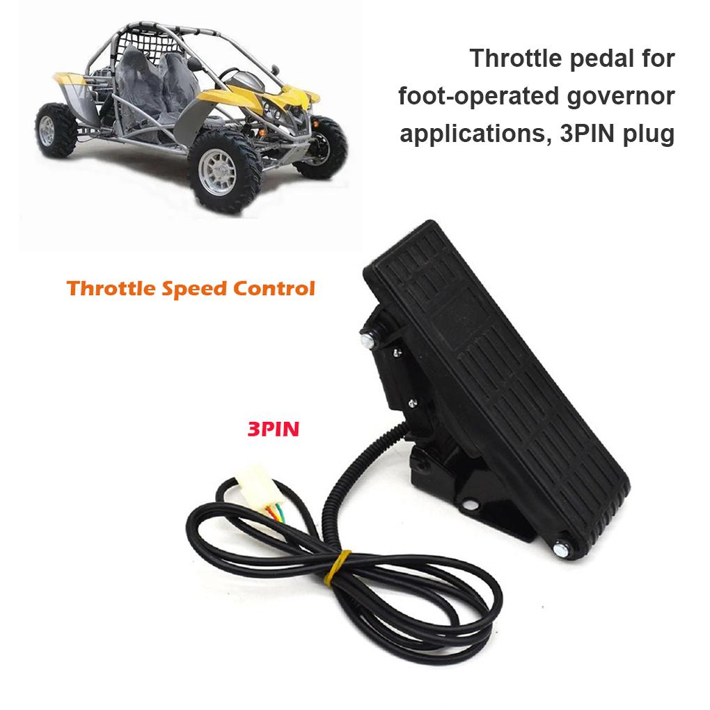 Electric Bicycle Accelerator Pedal 3 Pin Solid Color Throttle Accessories