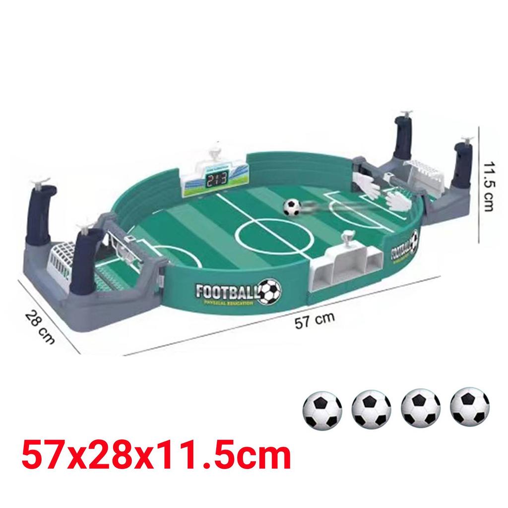 Zwei-Spieler-Tischfußball mit 2/4/7 Bällen Fußball-Arcade-Spiele Mini-Freizeit-Fußball-Kampfspielzeug Geschenk für Kinder Erwachsene