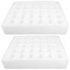 6 Sets 10 Grids Reusable Egg Tray Protective Thickened Foam Eggs Protectors for Shipping Eggs Egg Carrying Tray