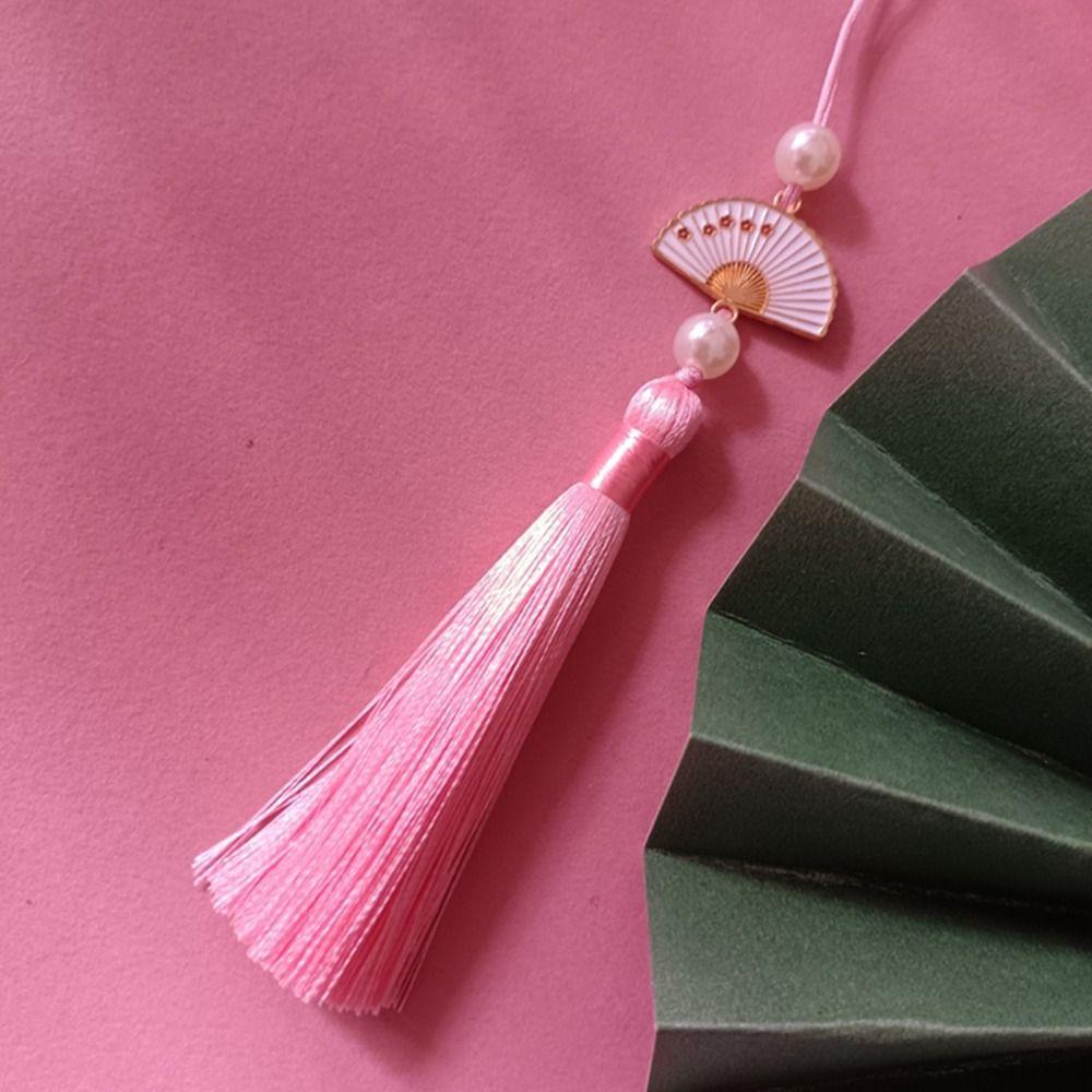 Lucky Bookmark Tassels DIY Crafts Phone Pendant Chain Clothing Pendant Tassel Car Keyring  Earrings