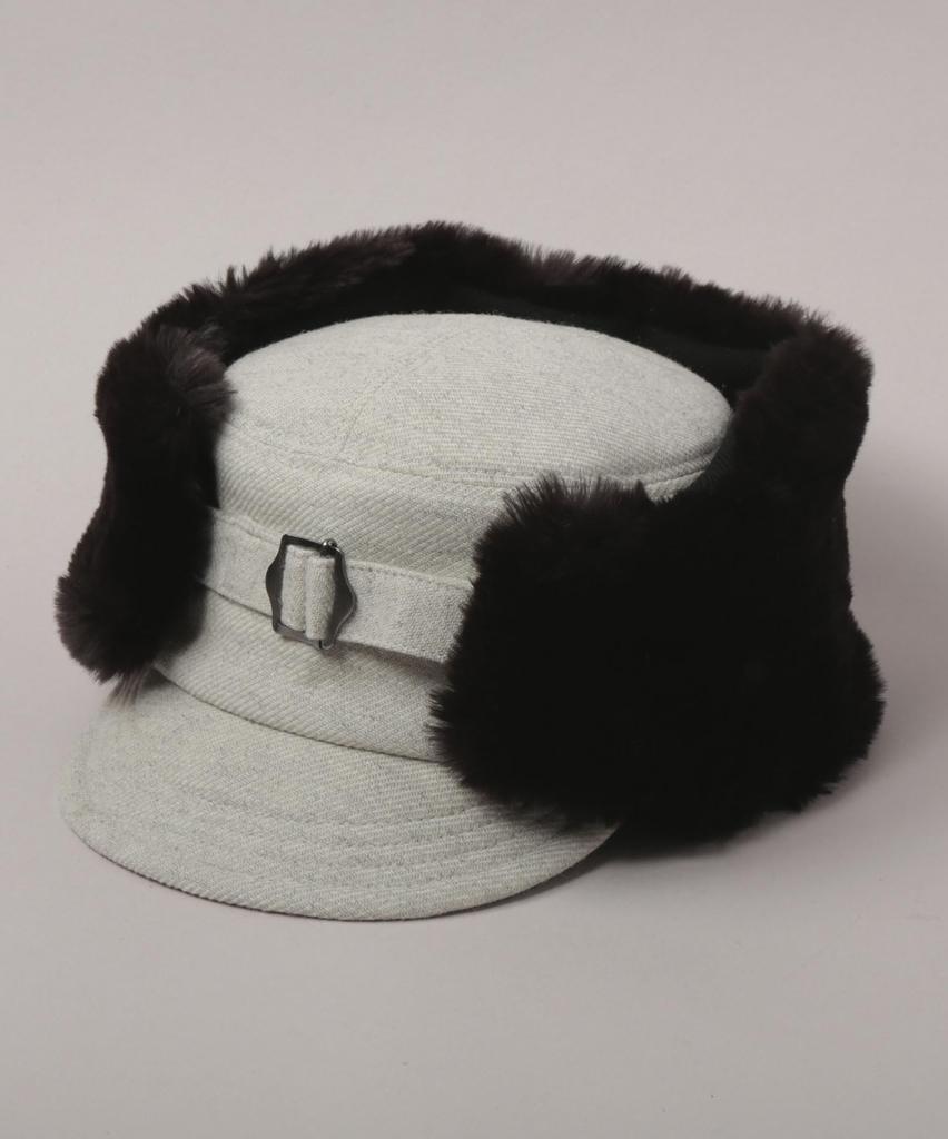 [Kashira] WINTER FUR CAP
