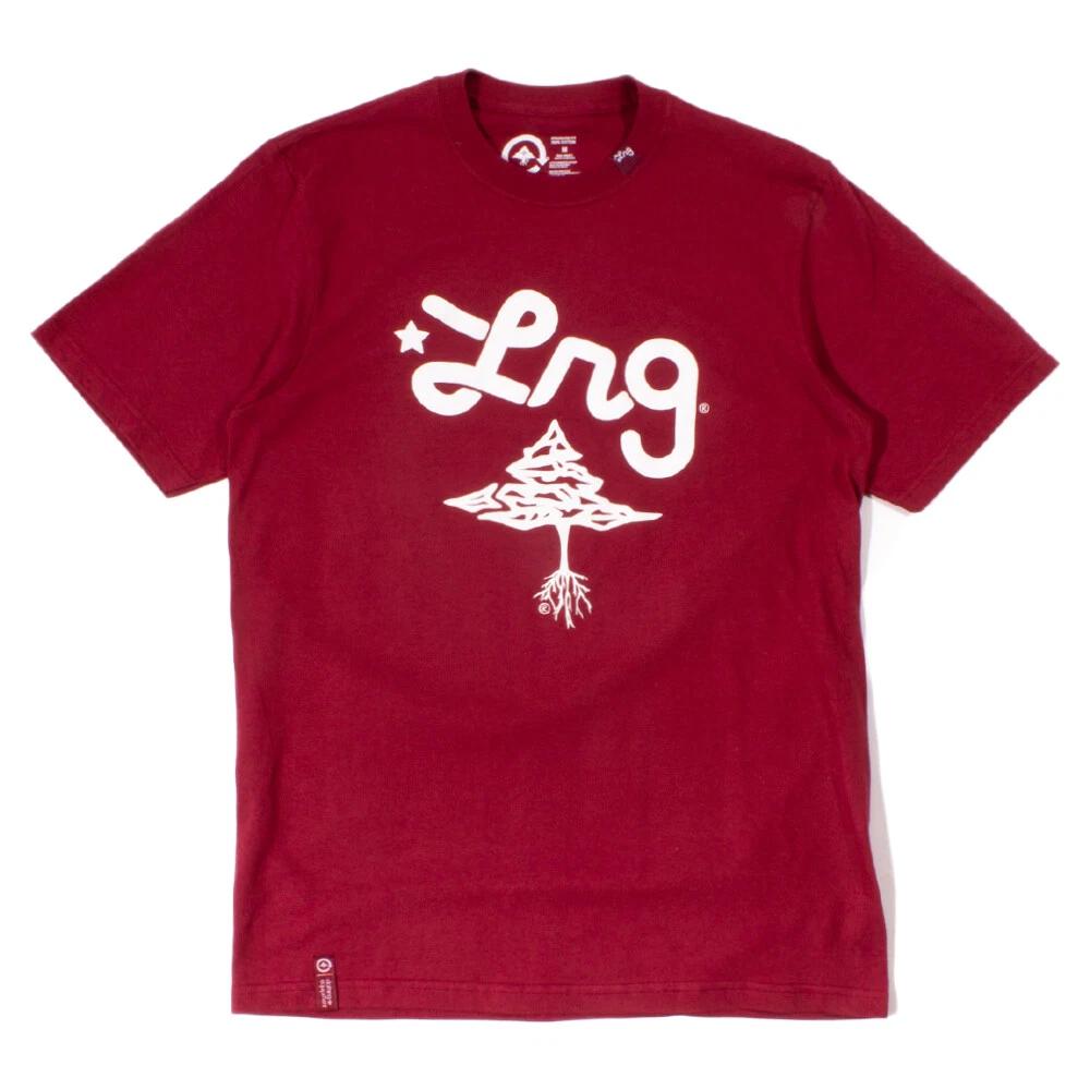 LRG Maroon Core Collection Two Men s T-Shirt M