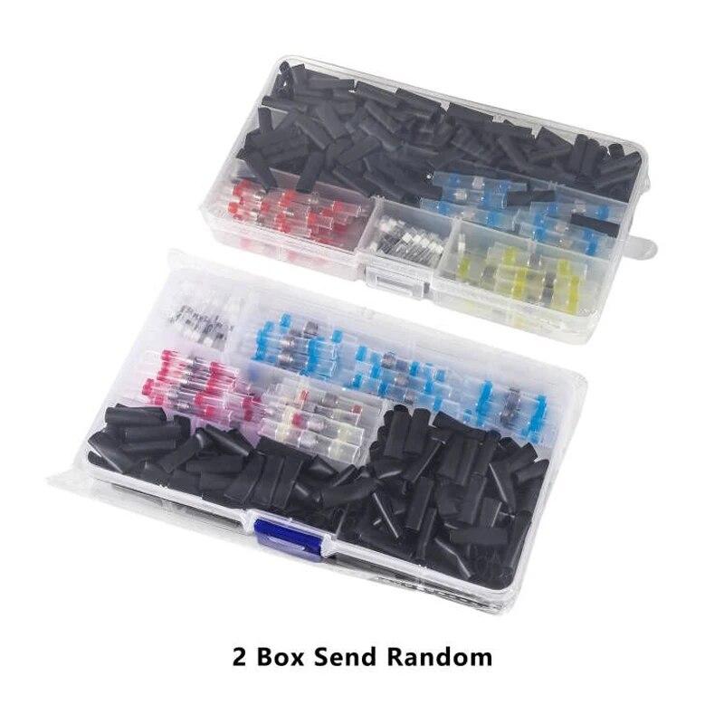 100/120/150/250/300 PCS Solder Seal Wire Connectors Heat Shrink Butt Connectors, Waterproof Insulated Electrical Wire Terminals