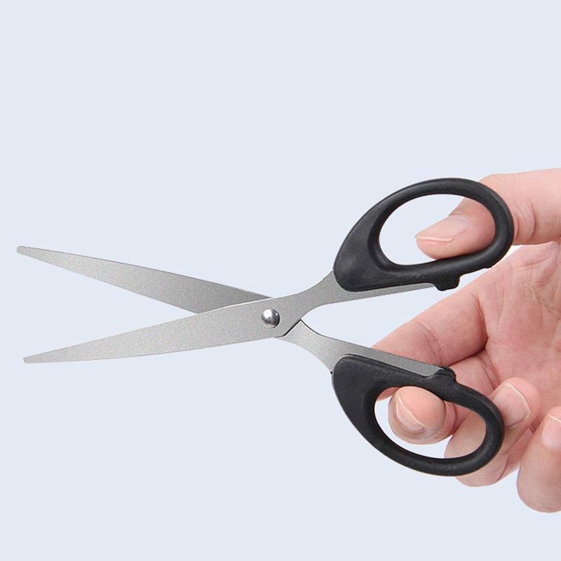 Versatile Stainless Steel Scissors for Tailoring, DIY Crafts, and Office Use