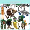 Banana Monkey Abs Plastic Building Blocks With 800 Pieces For Creative Kids Special Characters Included