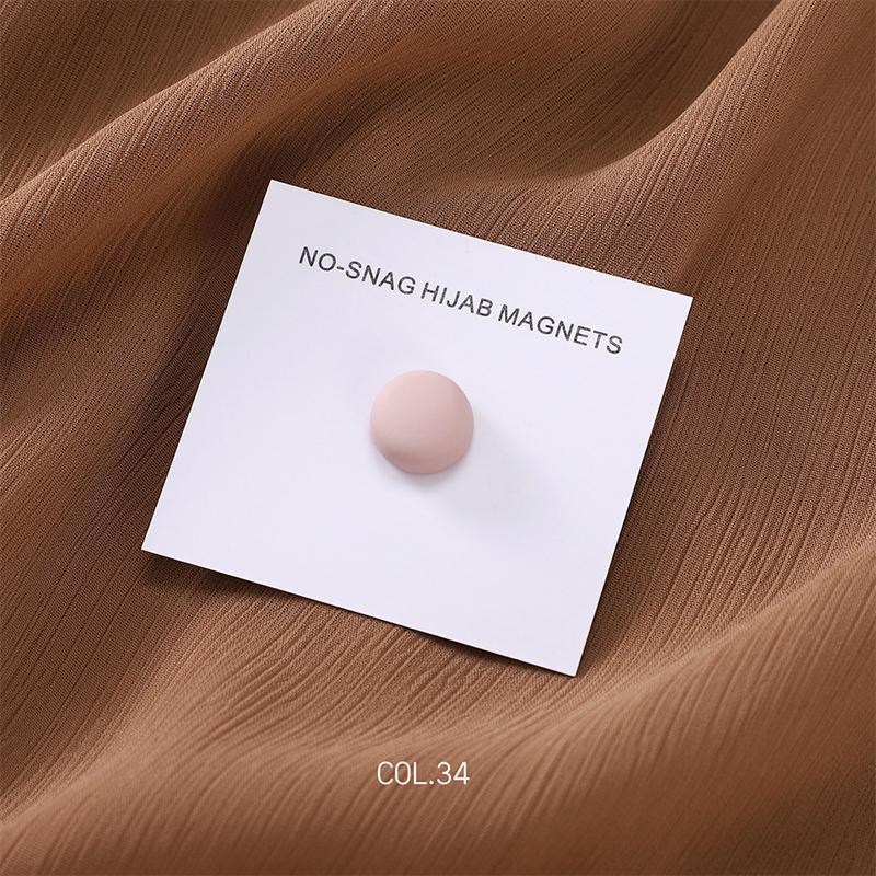 Silná kovová pozlacená magnetická spona na hidžáb Bez jehlic Brož Magnet Bezpečná brož na hidžáb Doplňky na šátek Muslimská sada šperků na šátek