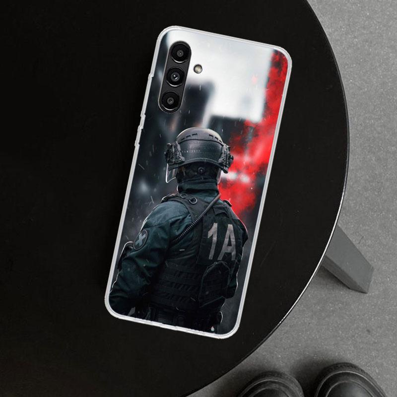 Police SWAT FBI Phone Case Cover for Samsung Galaxy A17 A16 A26 A36 A56 A57 A37 A15 A25 A35 A55 A14 A24 A34 A54 A13 A23 A33 A53